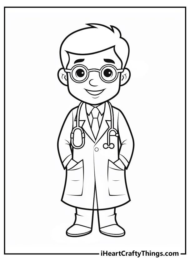 Doctor Coloring Pages (100% Free Printables)