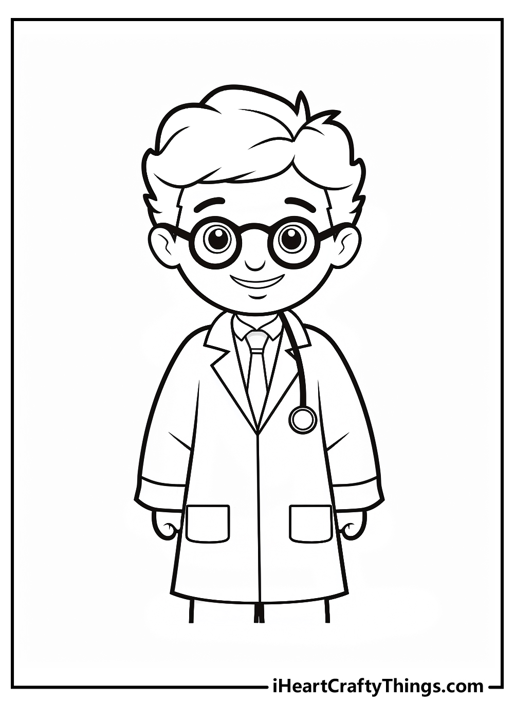 Coloring Page Doctor - free printable coloring pages - Img 17659