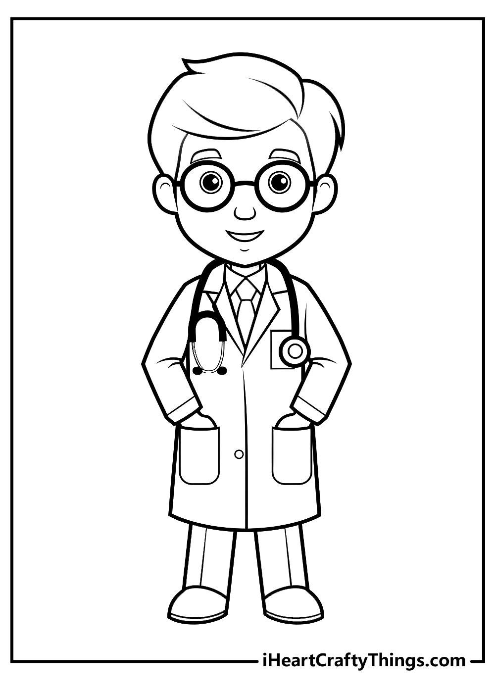 Coloring Page Doctor - free printable coloring pages - Img 17659