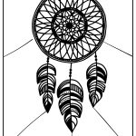 Dream Catcher Coloring Pages free printable