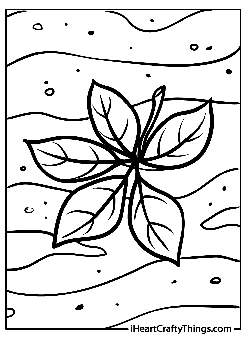 original fall leaves coloring pages for kids