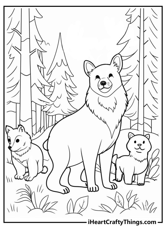 Forest Animals Coloring Pages (100% Free Printables)