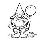 Gnomes Coloring Pages free printable