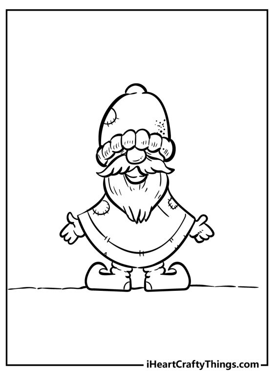 Gnomes Coloring Pages (100% Free Printables)