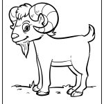 Goat Coloring Pages free printable