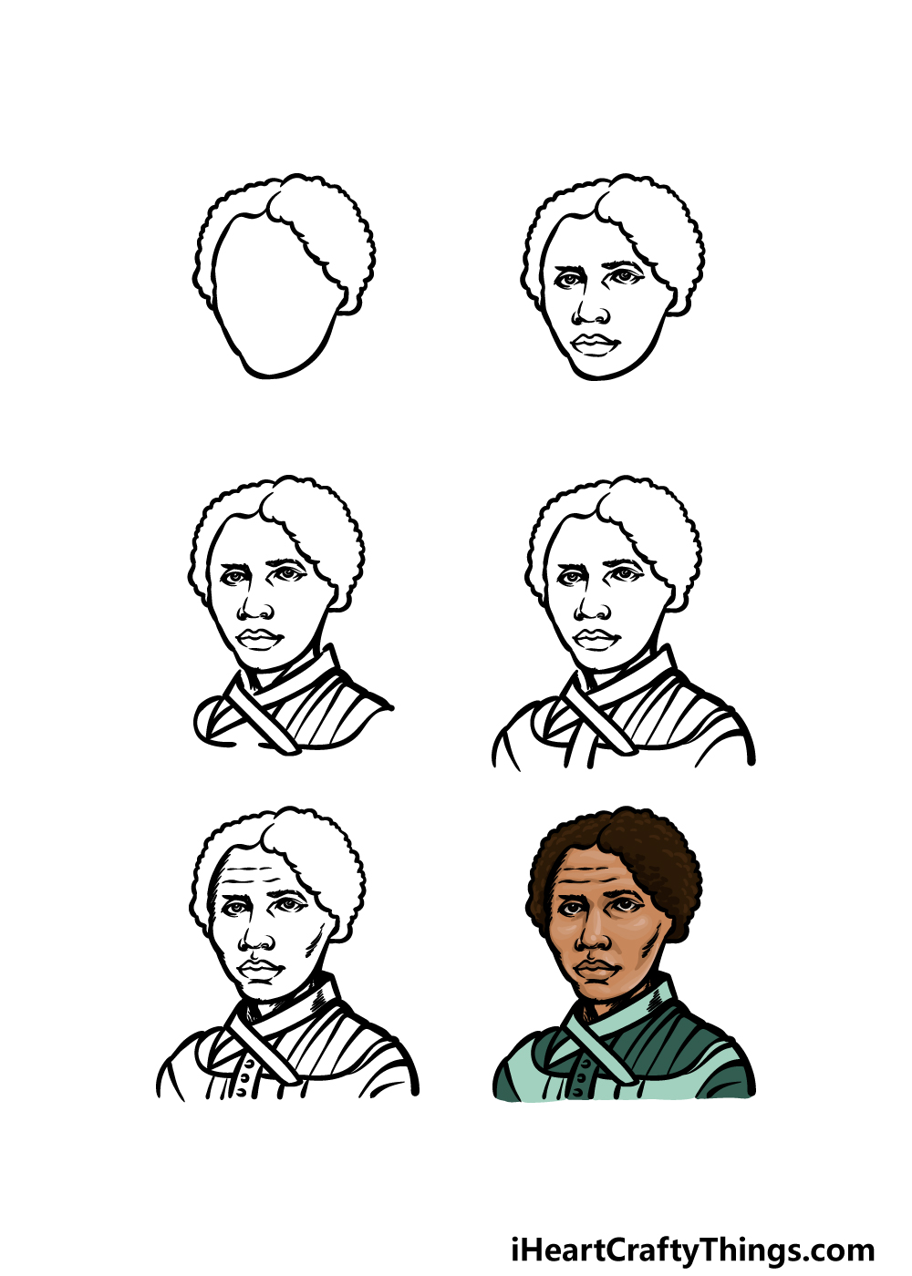 How To Draw Harriet Tubman » Rivermap