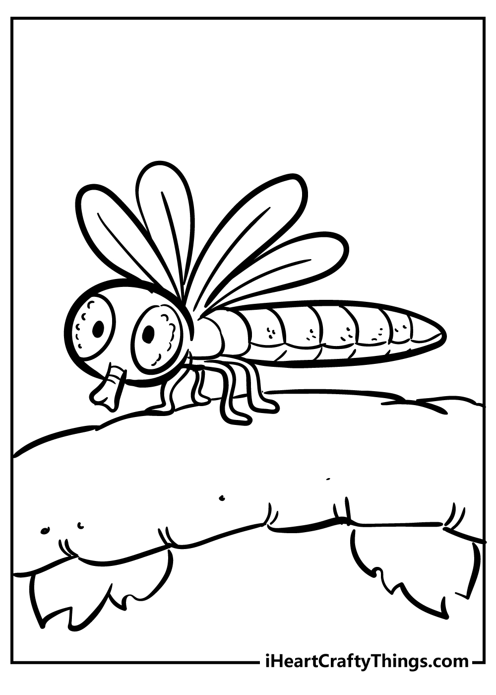 flying insects coloring pages