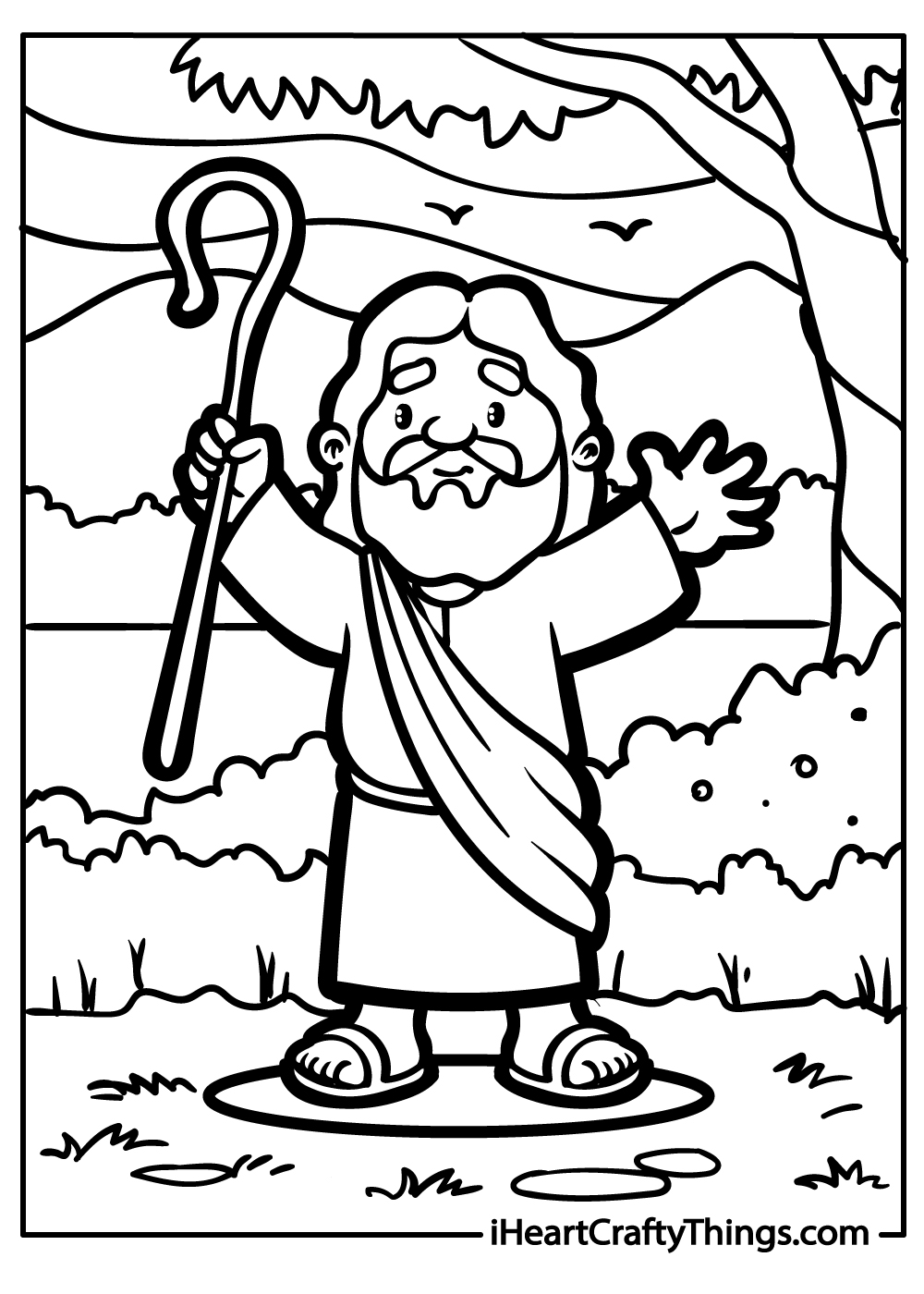 Jesus Coloring Activity