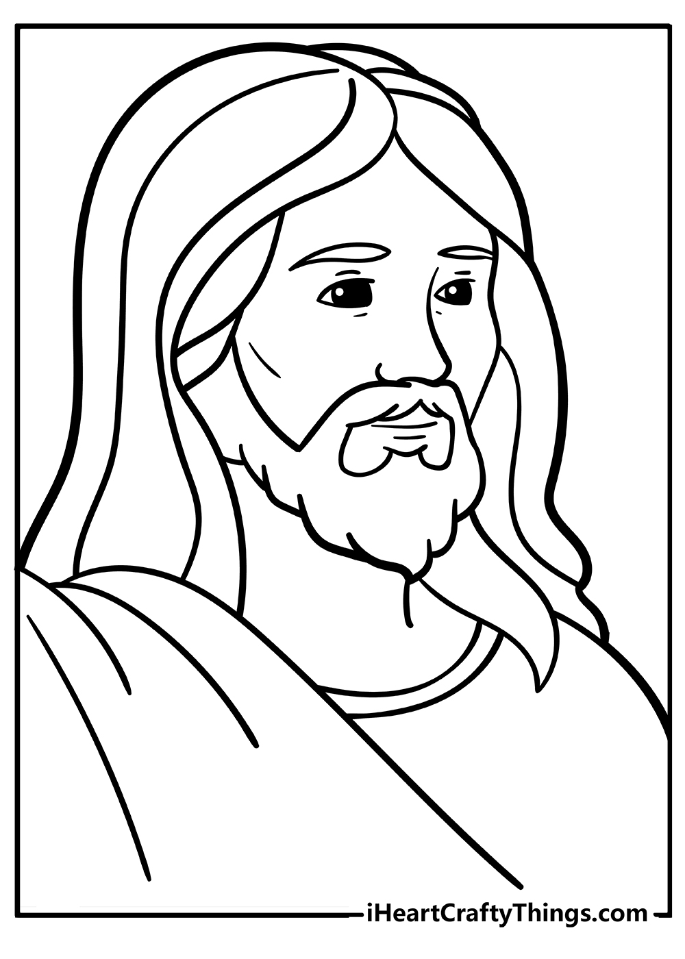 Jesus Coloring Pages for adults free printable
