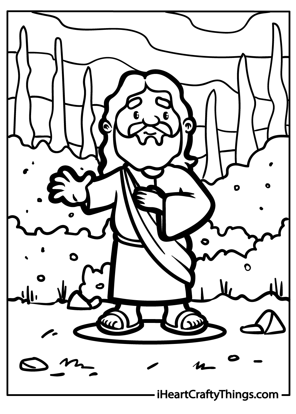 jesus coloring pages free download
