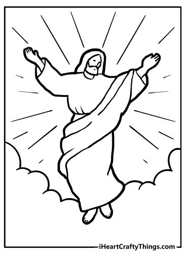 Jesus Coloring Pages free printable