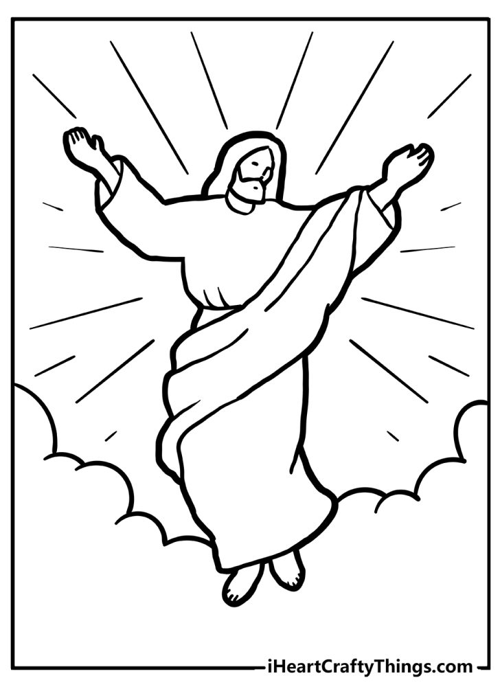 Jesus Coloring Pages (100% Free Printables)