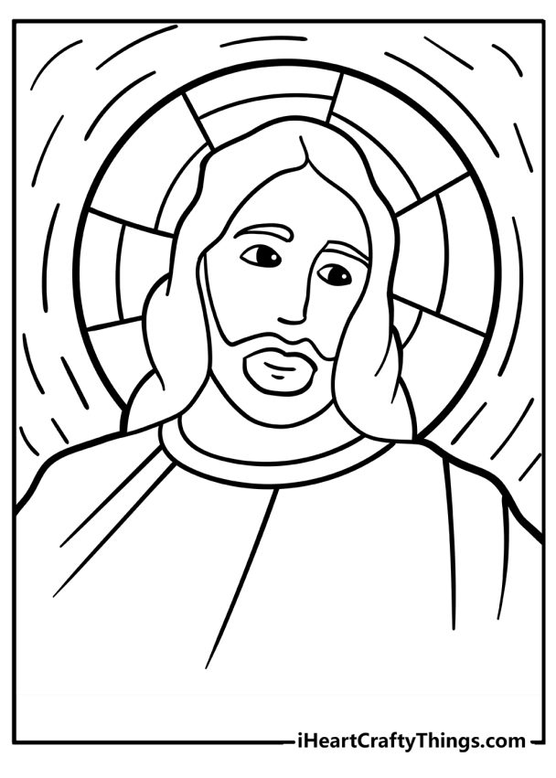 Jesus Coloring Pages (100% Free Printables)