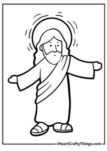 Jesus Coloring Pages (100% Free Printables)