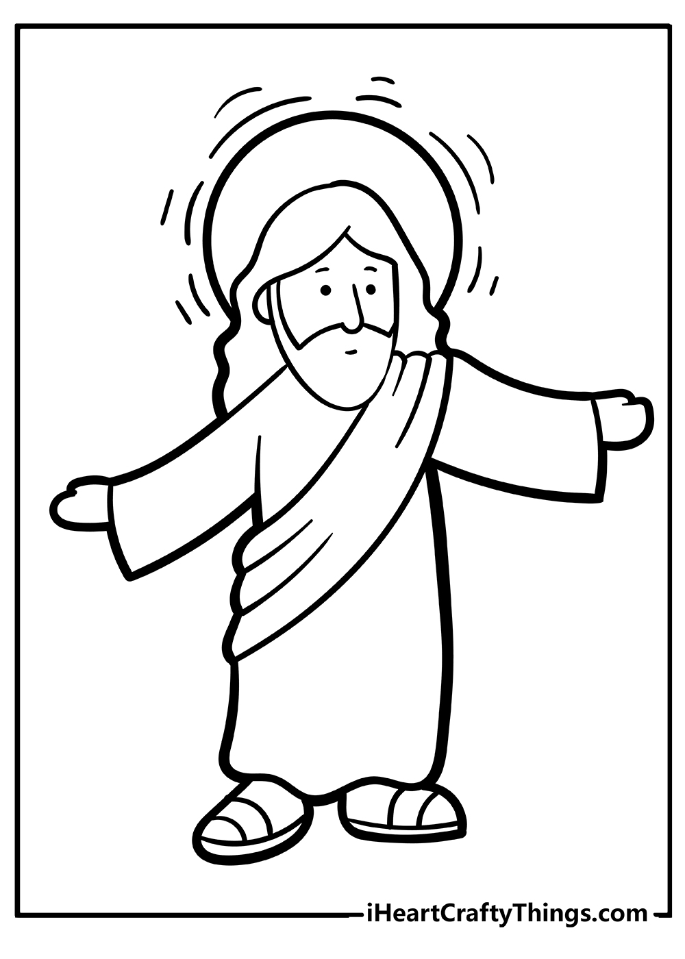 Jesus Coloring Book for adults free download