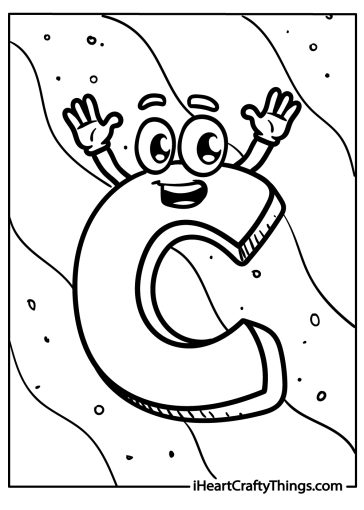 Letter C Coloring Pages (100% Free Printables)