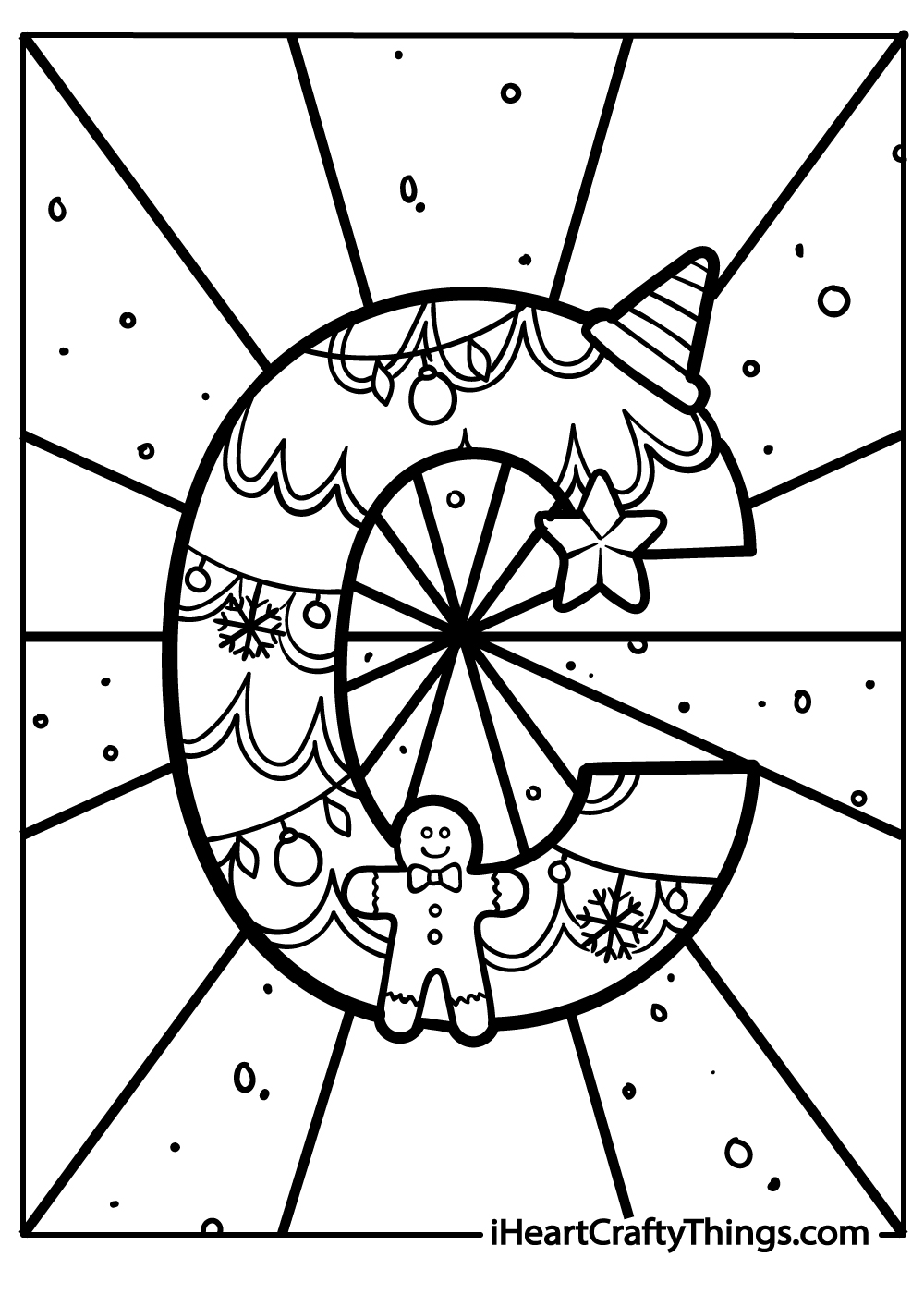 capital letter c coloring printable