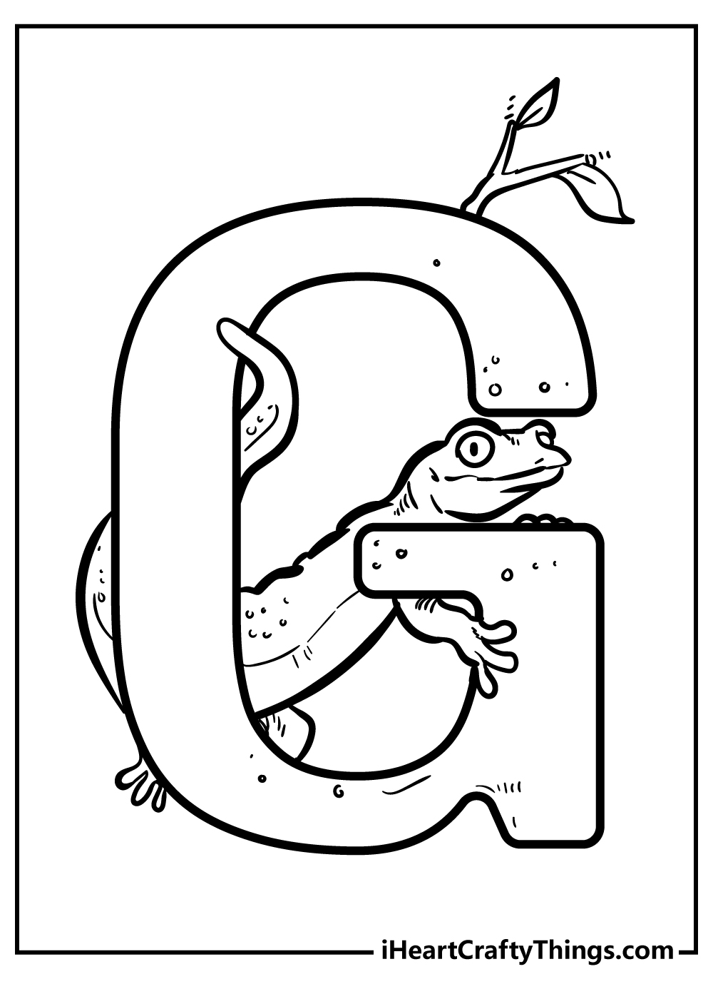 Letter G Coloring Pages for kids free download