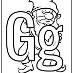 Letter G Coloring Pages free printable