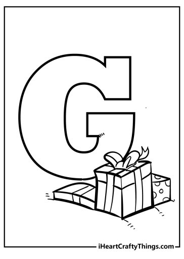 Letter G Coloring Pages (100% Free Printables)