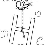Letter H Coloring Pages free printable