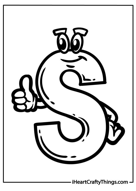 Letter S Coloring Pages (100% Free Printables)