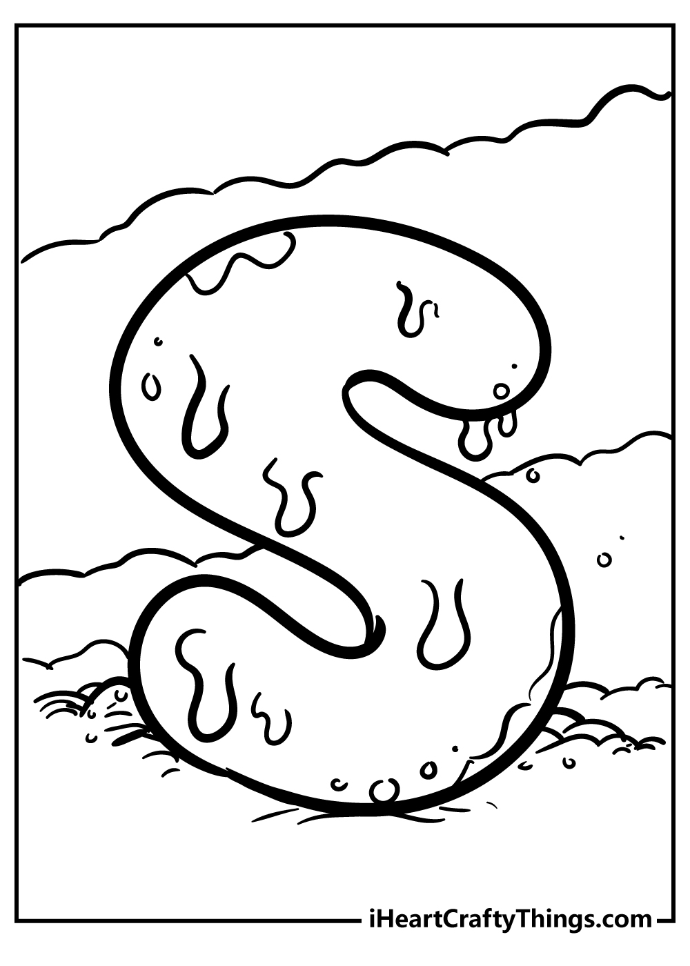 Letter S Coloring Pages for kids free download