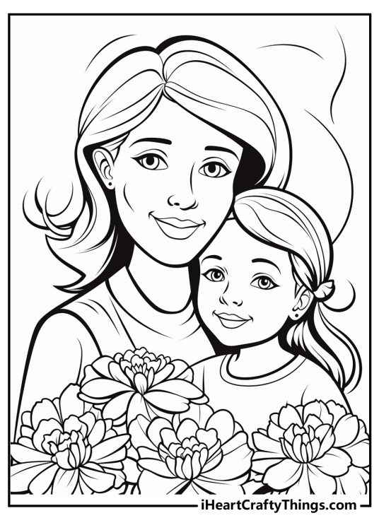 Mother’s Day Coloring Pages 2024 (100% Free Printables)