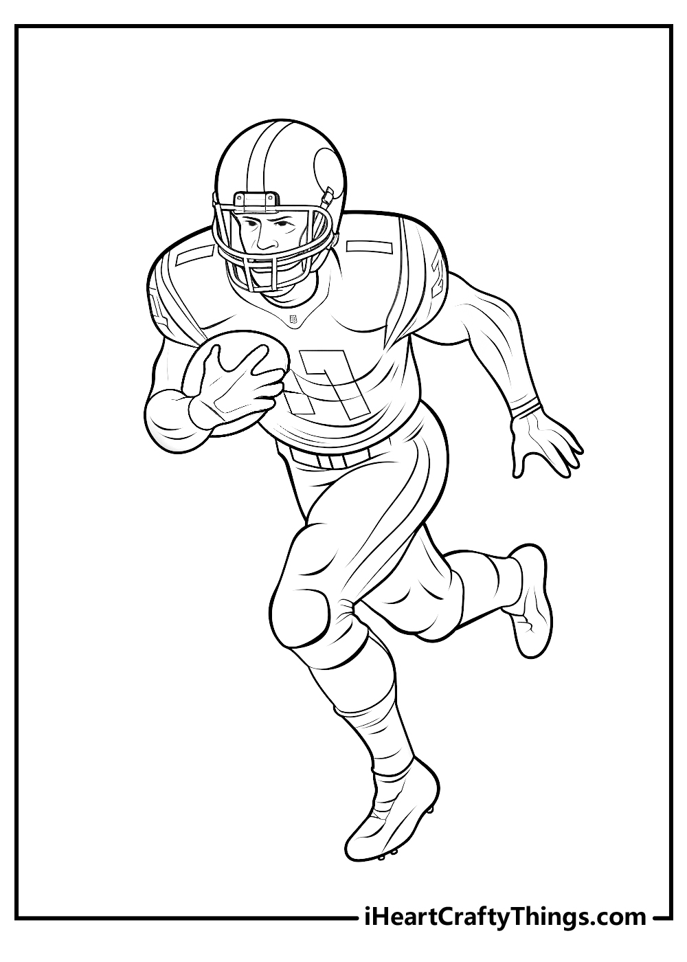 NFL coloring printable for adults