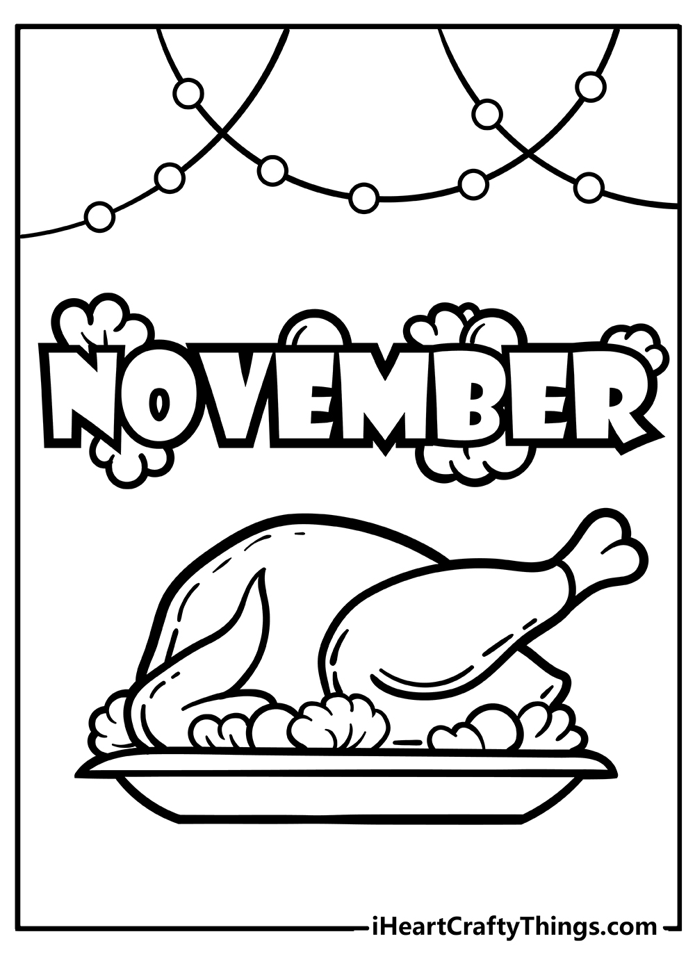 November Coloring Pages for kids free download