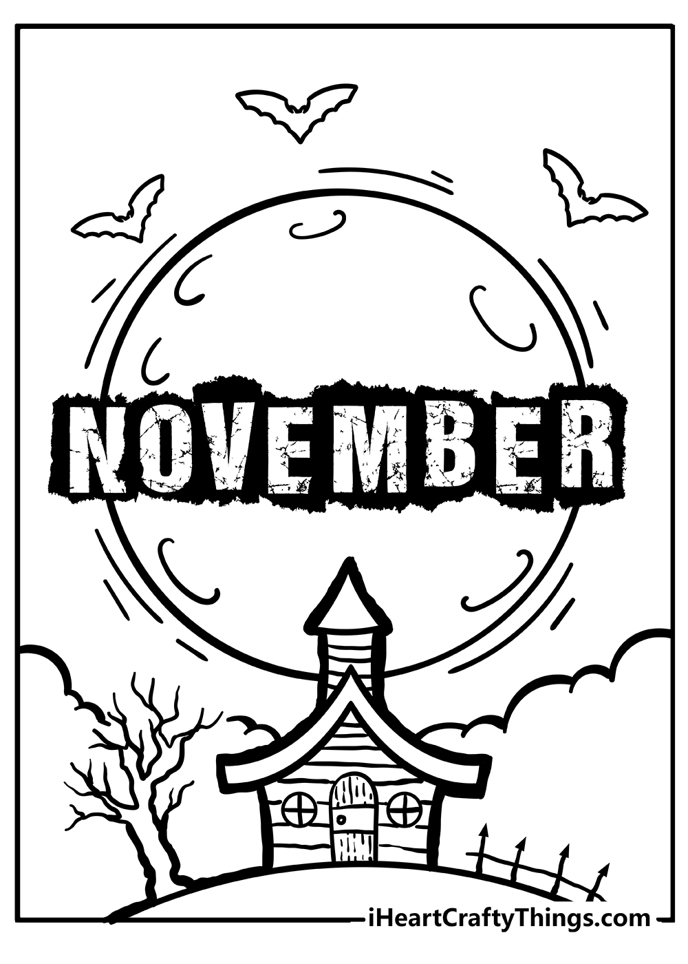 November Coloring Book free printable