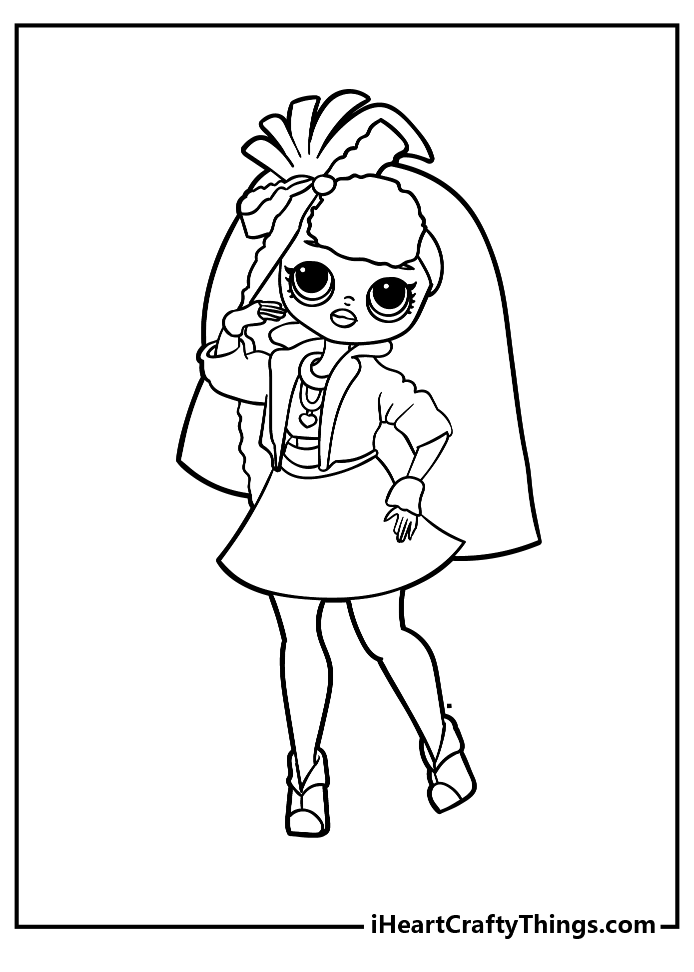 OMG Easy Coloring Pages