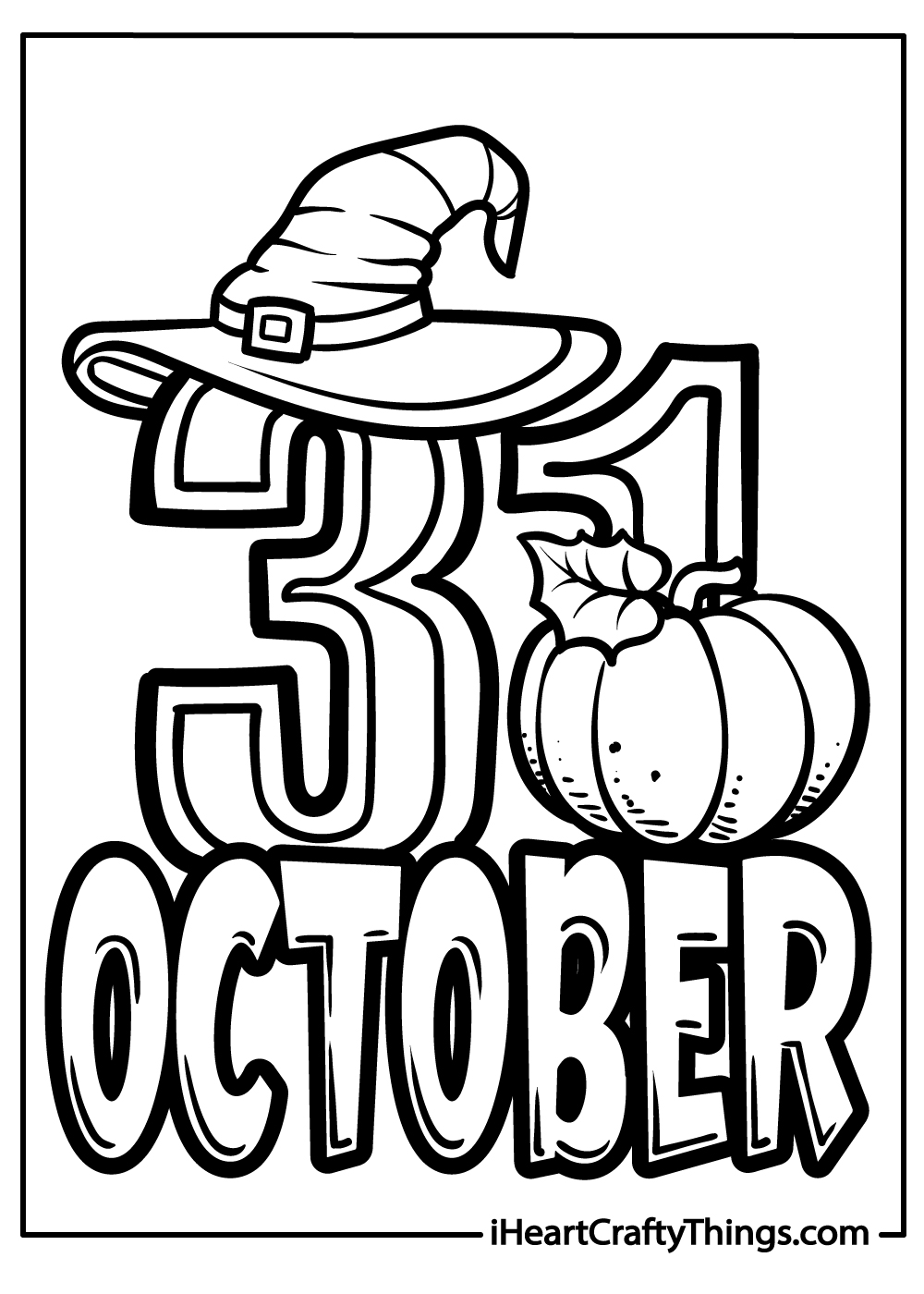 31 October coloring pages