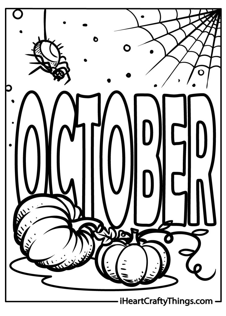 October Coloring Pages (100% Free Printables)