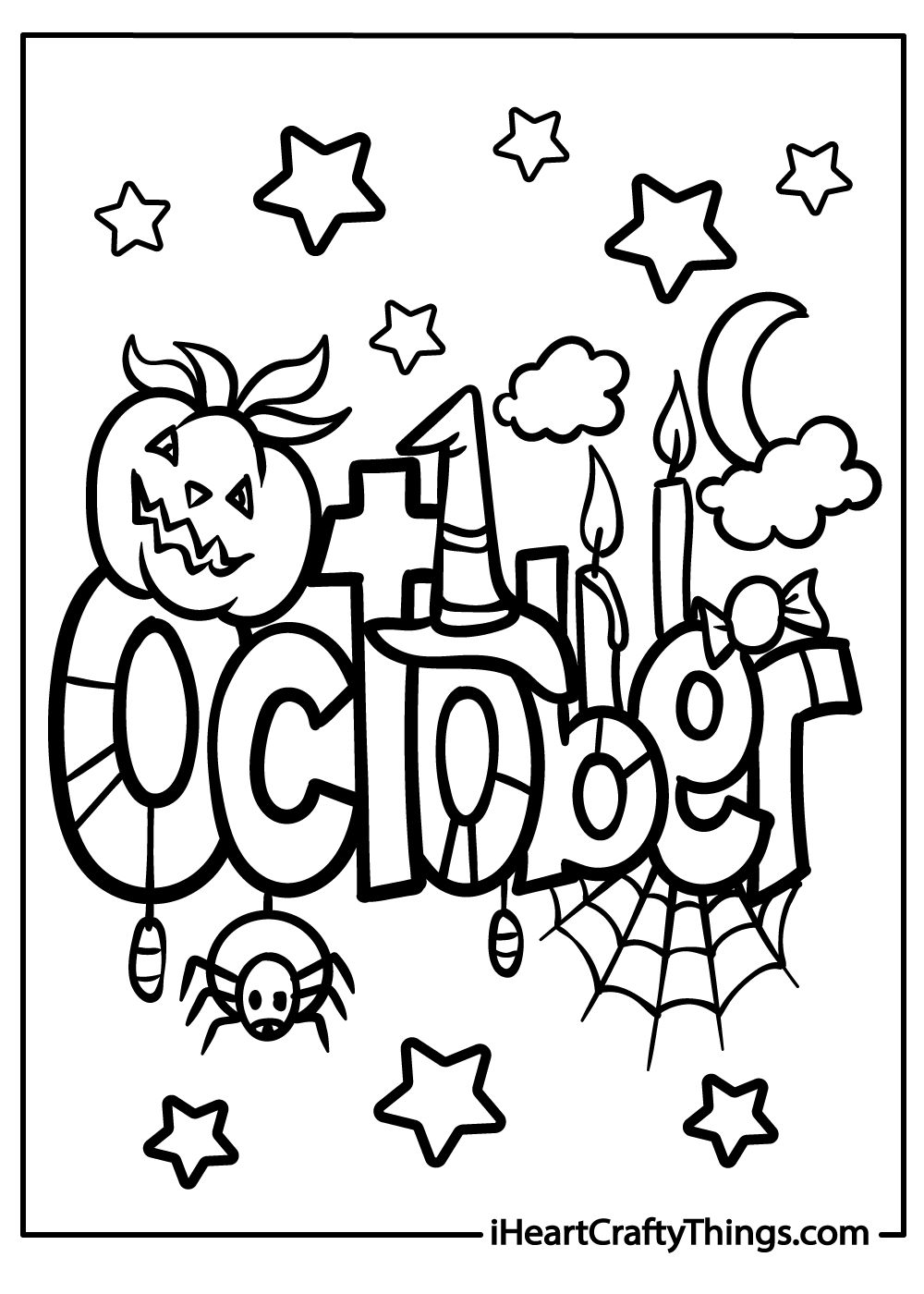 original october coloring pages