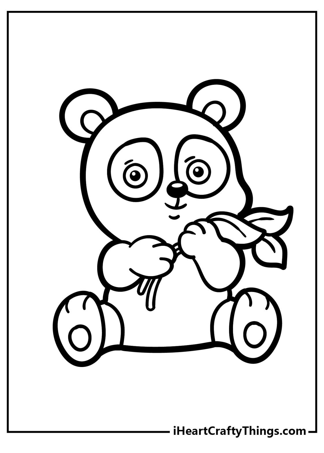 Panda Coloring Pages (100% Free Printables)