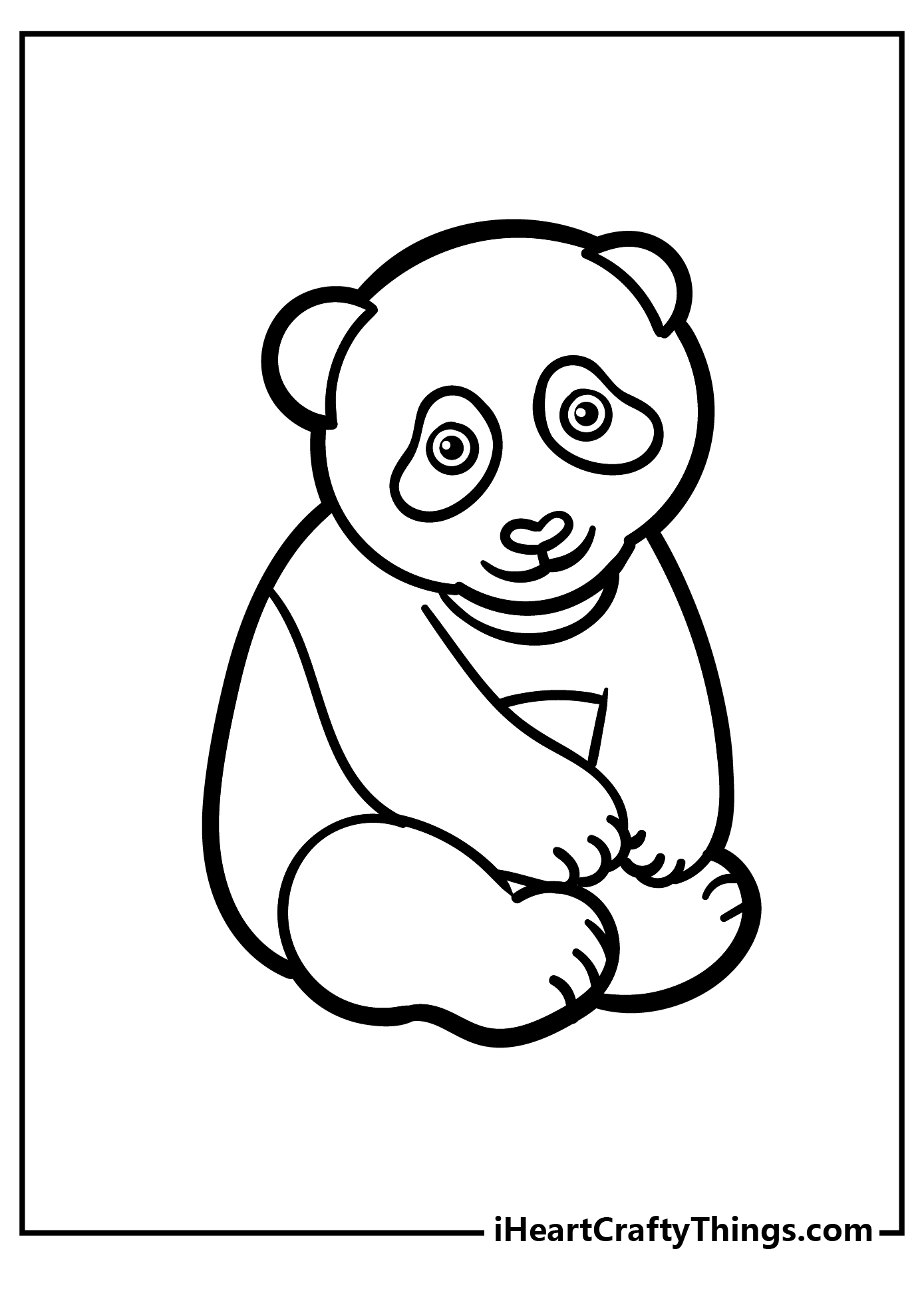 Panda Coloring Book for adults free download