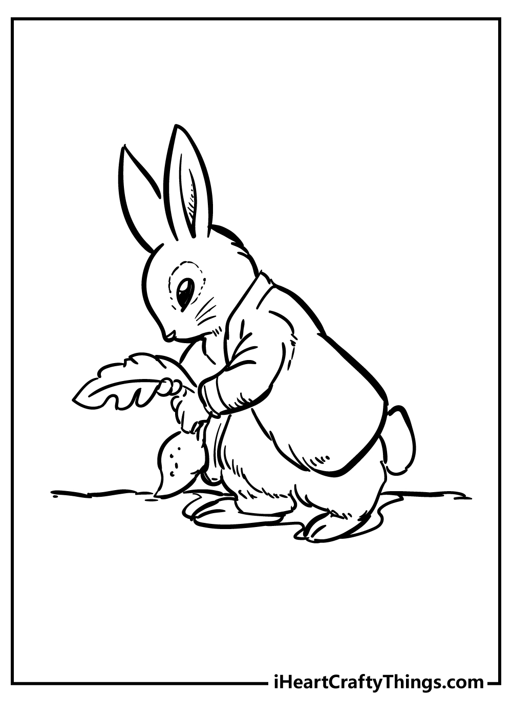 Peter Rabbit Coloring Book free printable