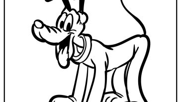 Pluto Coloring Pages free printable