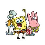 how to draw Spongebob characters image