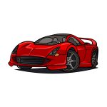 how to draw a Sports Car image