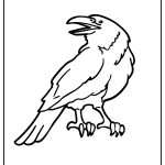 Raven Coloring Pages free printable