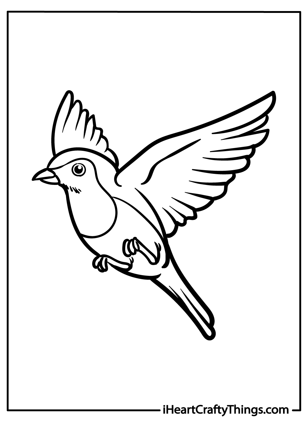 new robin coloring sheet free download