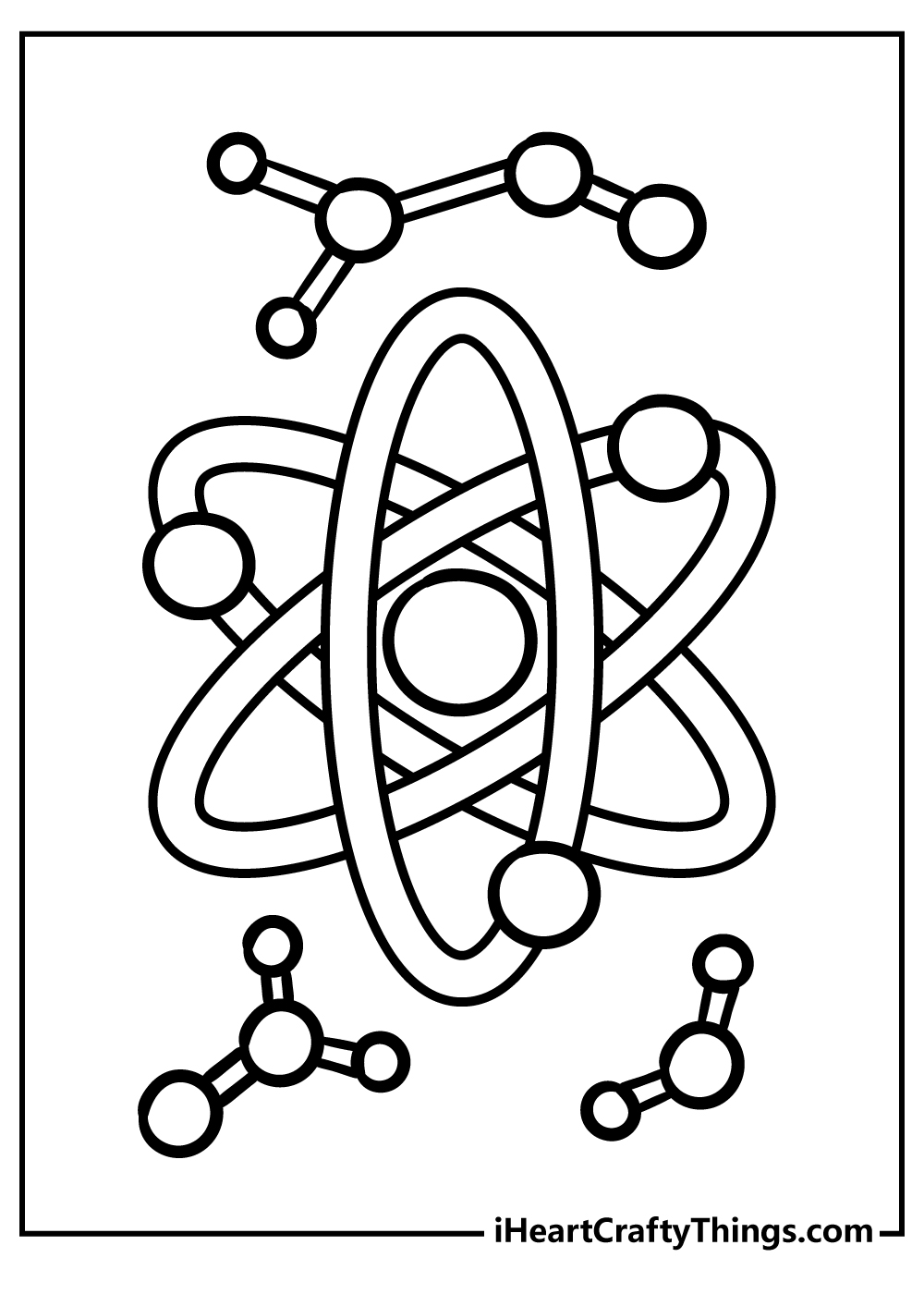 Science Coloring Sheet for children free download
