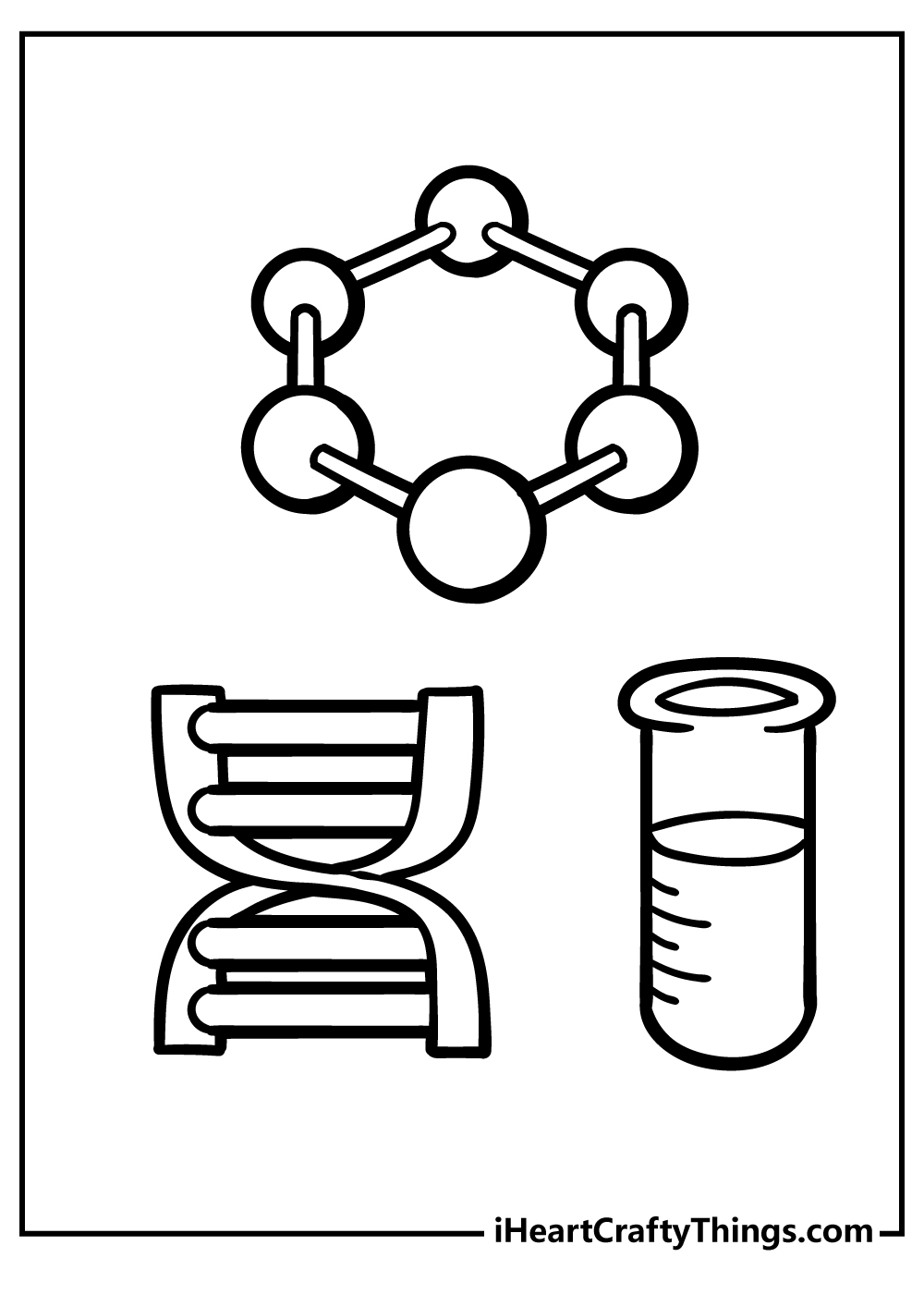 scientist coloring page