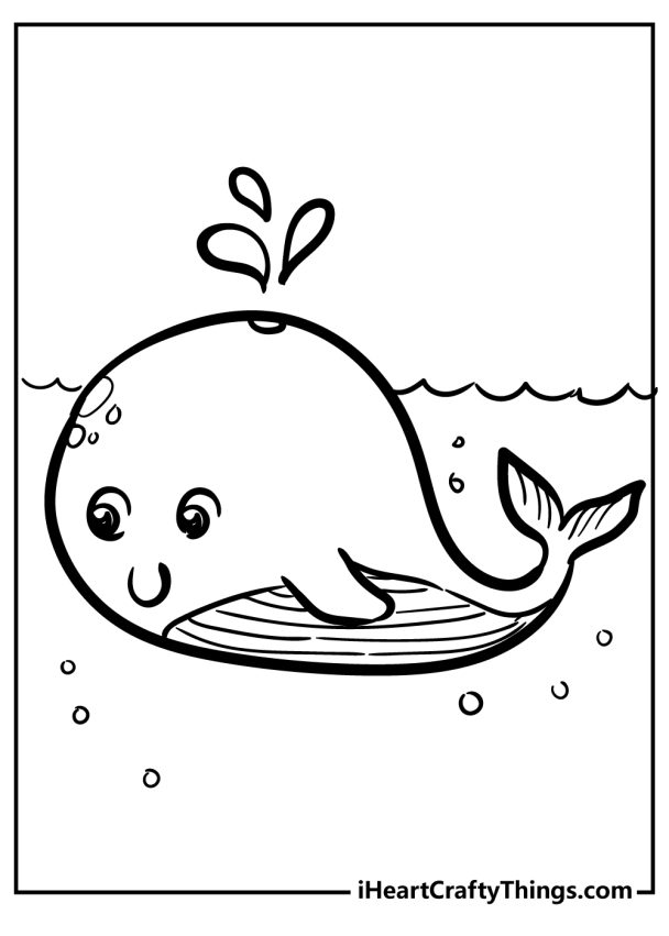 Sea Animals Coloring Pages (100% Free Printables)