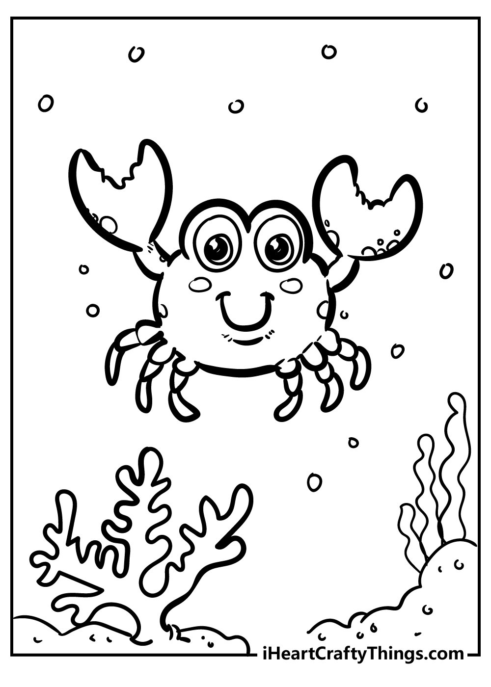 underwater creatures coloring pages