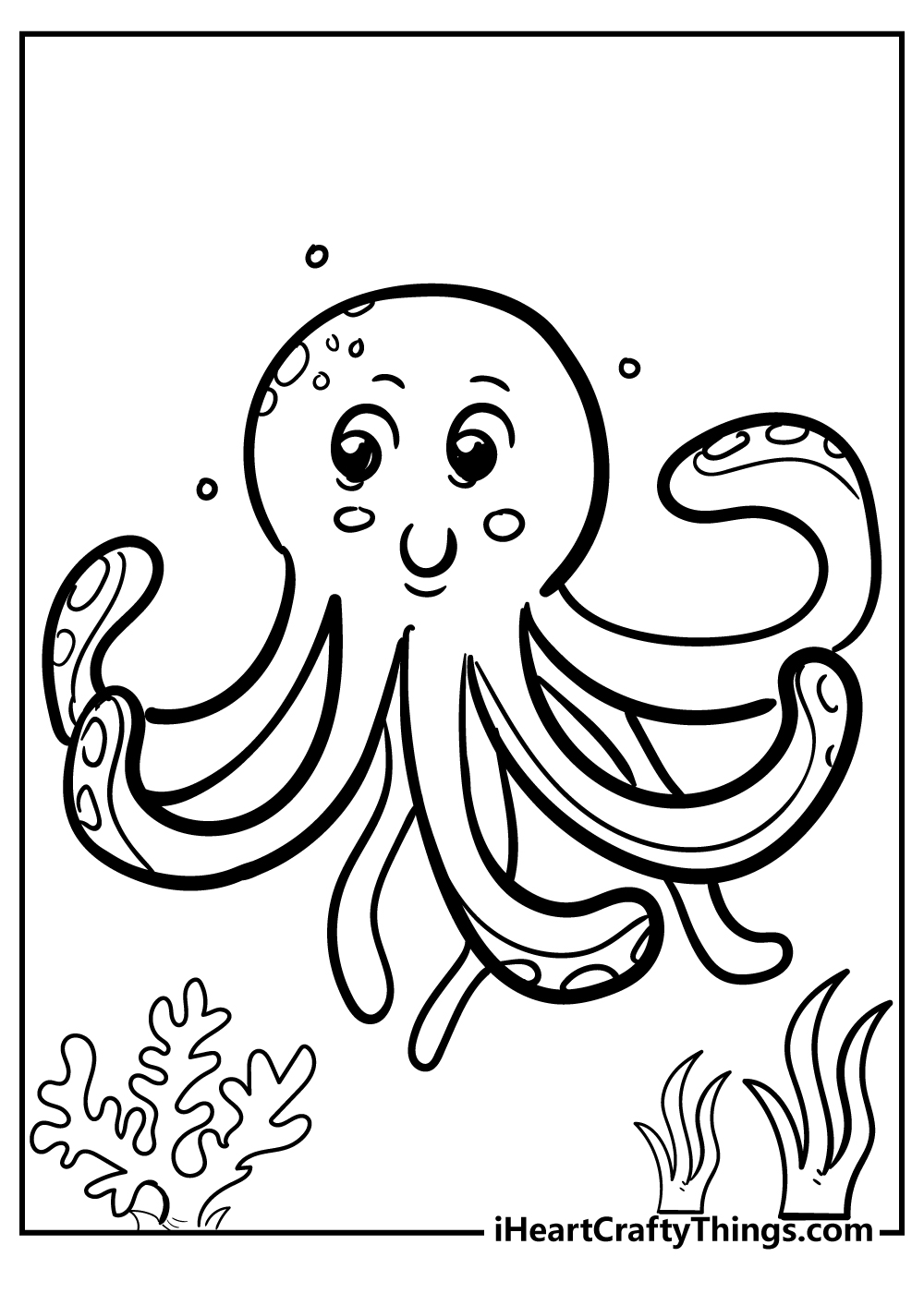 under sea creature coloring pages