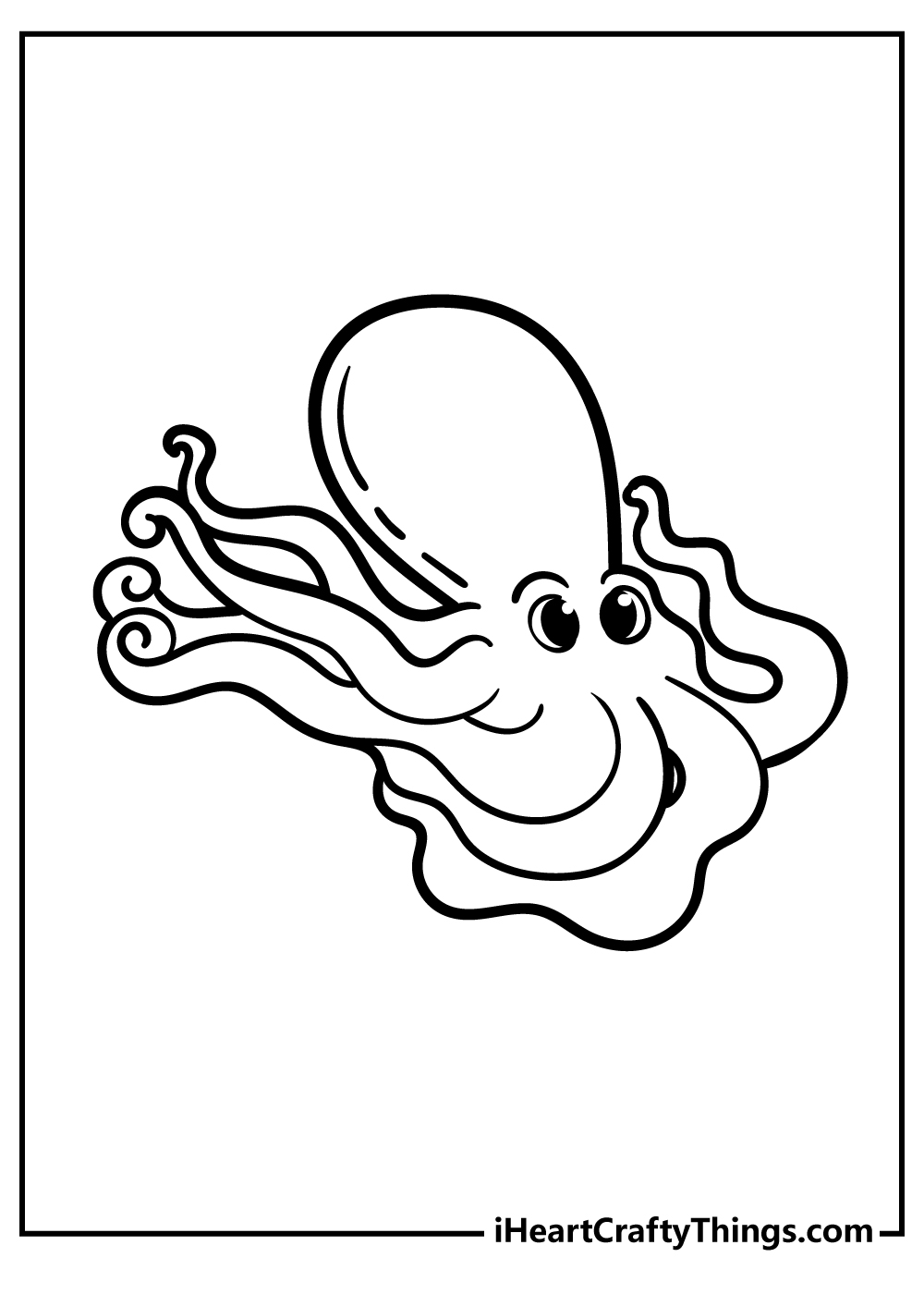 Sea Creature Coloring Sheet for children free download