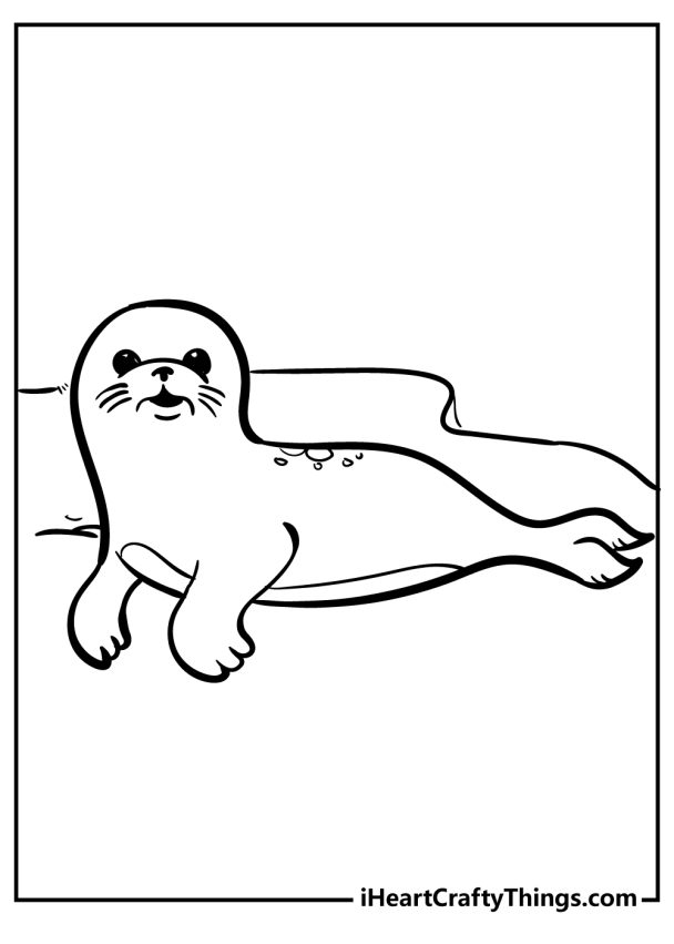 Seal Coloring Pages (100% Free Printables)